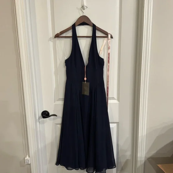 midi strapless summer dress Summer Cream Midi Dress - US 10